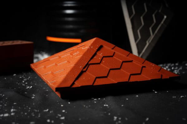 Колпак Zking Эверест Красный на столб 1.5х1.5 кирпича (390х390мм) в Куйбышеве фото