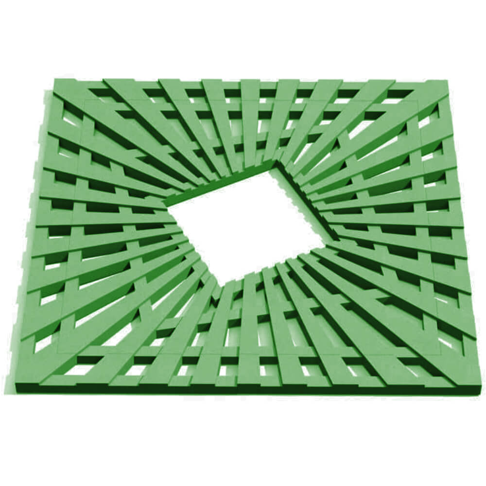 Приствольная решетка для дерева ZKING ATMOSPHERE 1.2х1.2м Зеленая Куйбышев фото