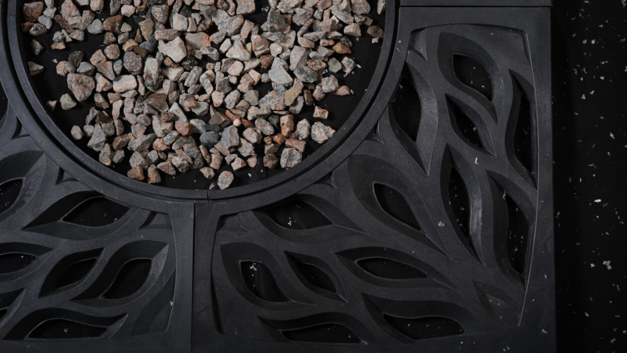 Приствольная решетка для дерева ZKING CRUST 1.2х1.2м Черная в Куйбышеве фото