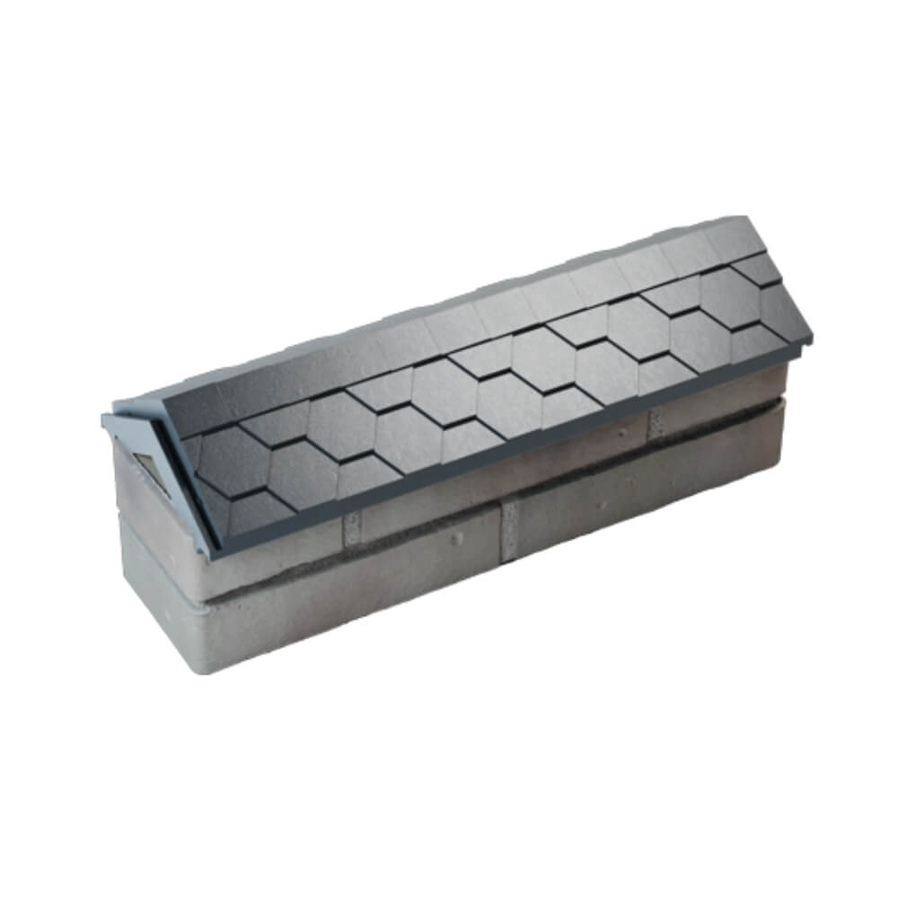 Парапет Zking Эверест Серый с посадкой на 0.5 кирпича (130мм) в Куйбышеве фото